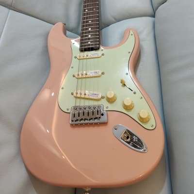 Shijie guitar STN SSS 2021 Shell Pink image 6
