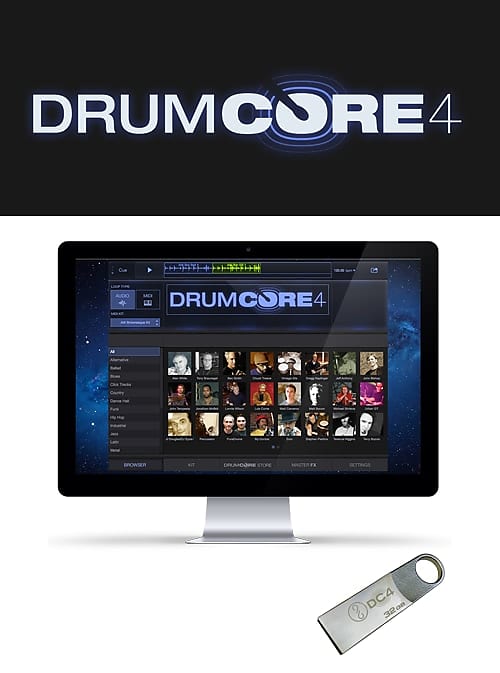 New Sonoma Wire Works DrumCore 4 Prime - Virtual Instrument Plugin Software -AAX/VST/Mac/PC (USB Flash Drive) image 1