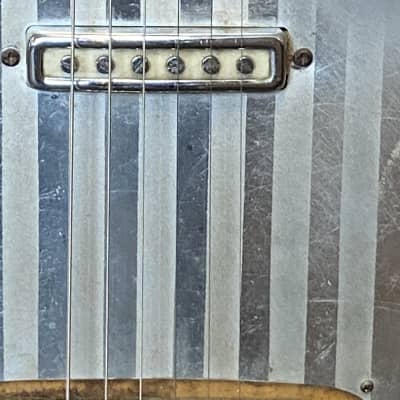 Decca Tulip body 1960’s Sunburst/ Aluminum pickgaurd image 5