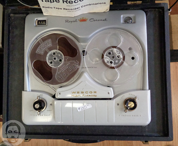 Vintage - Webcor - Royal, Model LP2712-1, Reel To Reel, Tape Recorder - READ