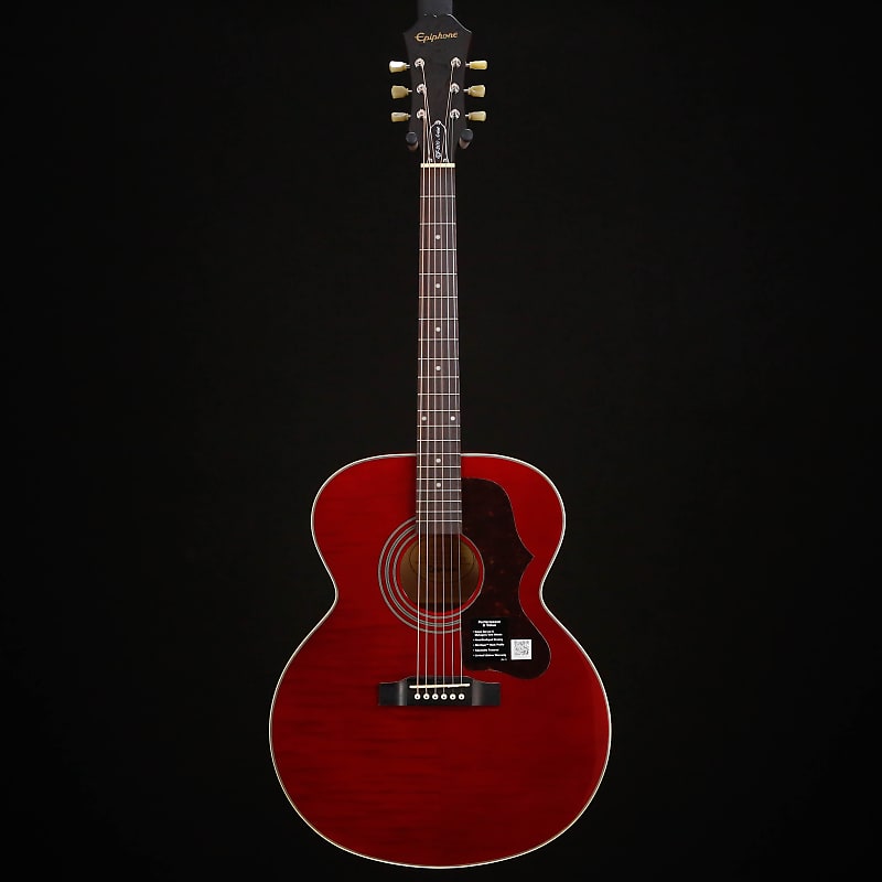 Epiphone EJ-200 Artist Acoustic, Wine Red 305 5lbs 4.3oz