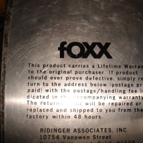 Foxx Fuzz / Wah / Volume 70S BLACK image 3