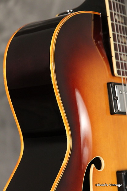 Yamaha AE-12 Archtop 1970's Sunburst | Reverb