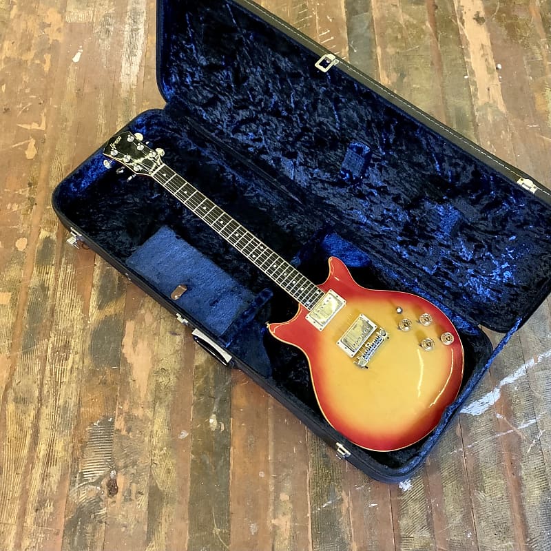 Greco MR-1000 double cut les paul custom 1977 Cherry sunburst original  vintage mij japan Fiji Gen mister