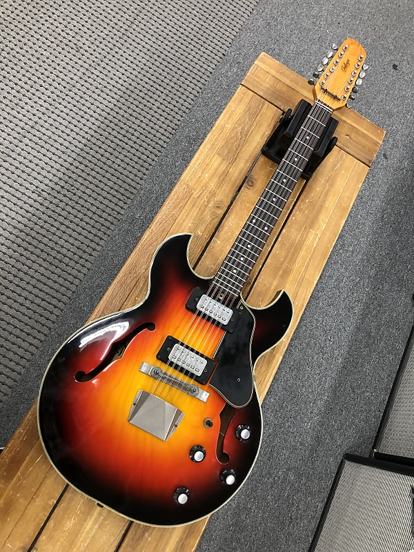 Kapa Challenger 60's Sunburst rare 12 string made in USA by Veneman Music image 1