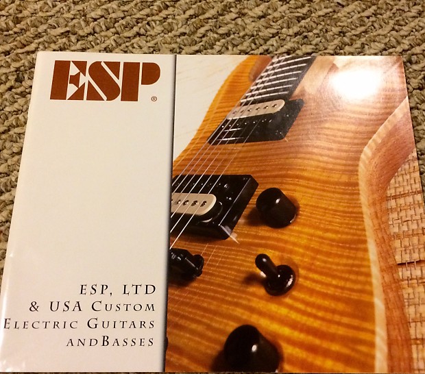 ESP Guitars Catalog 1990's Reverb