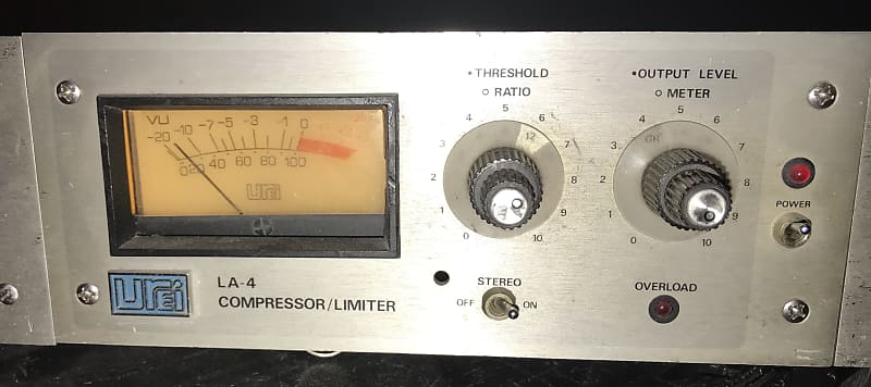 URIE Universal audio LA4 compressor limiter 60's 70's 80's Silver image 1