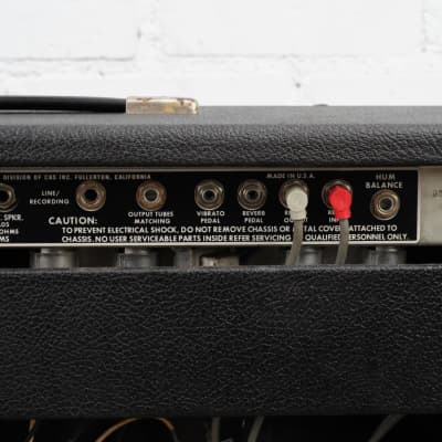 1975 Fender Twin Reverb 2-Channel Guitar Combo Amplifier #51583 image 10