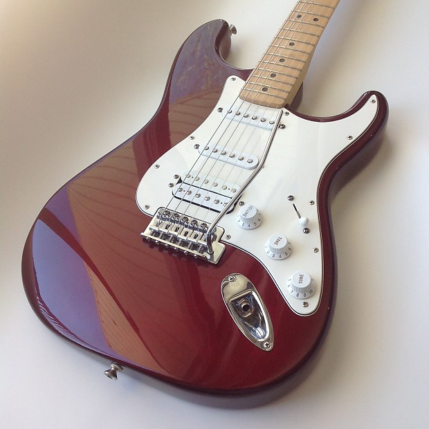 Fender stratocaster dark red 2025