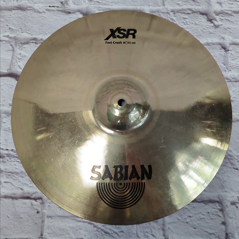 Sabian xsr deals fast crash 16