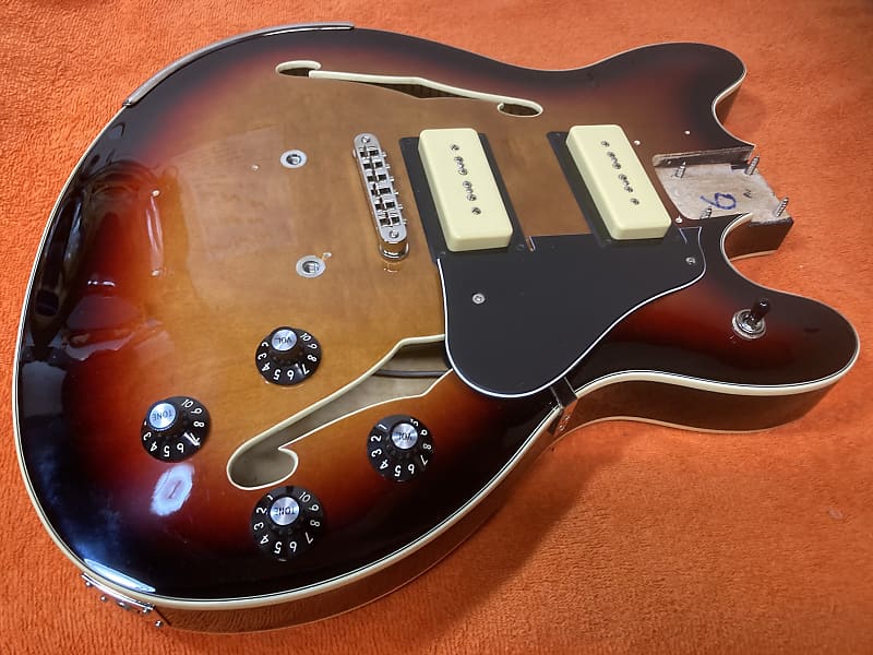 Squier Starcaster Classic Vibe Body Partially Loaded Modded Squier Starcaster Classic Vibe Body Partially Loaded Modded
