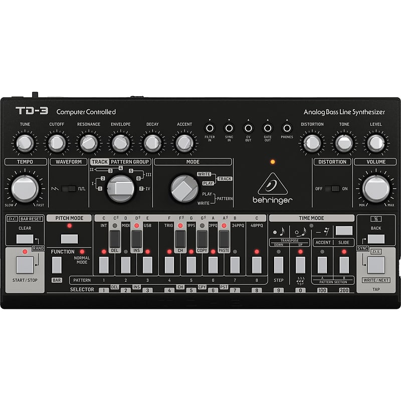 behringer td-3 computer controlled 美品 Amazon.com: Behringer TD-3-MO-AM Analog Bass Line
