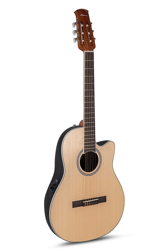 Ovation AB24CS-4S Applause Std Mid-Depth Nylon 6-String Classical Acoustic-Electric Guitar w/Gig Bag image 1