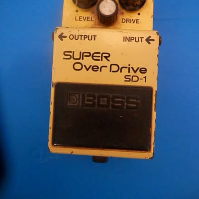 BOSS SD 1 SUPER Over Drive JAPAN NEC C4558C | Reverb