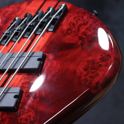 Spector NS Dimension 5 Multi-Scale 34-37" Inferno Red Electric Bass w/Bag #W232298 image 14