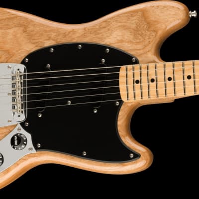 Fender Artist Series Ben Gibbard Mustang Maple Neck Natural With Bag image 4