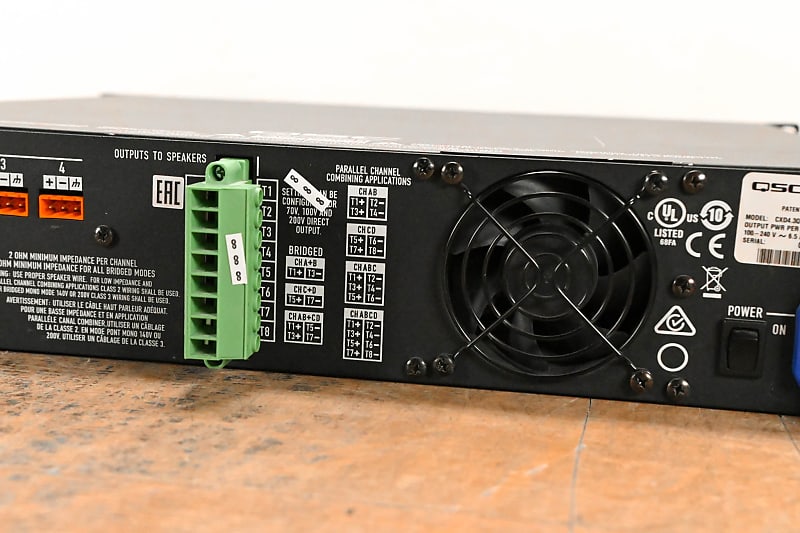 QSC 4-Channel Network Amplifier CG01QK2 Reverb España