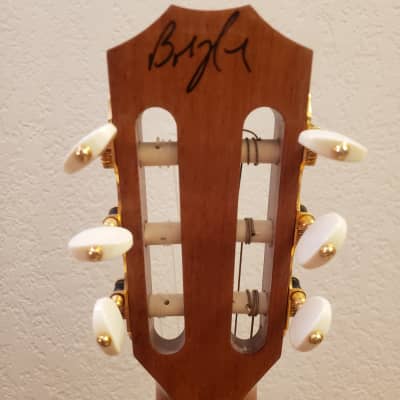 Taylor Classical Acoustic Prototype signed by Bob Taylor on the back of the headstock 2013 El Cajon, CA image 3