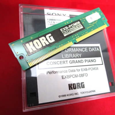 KORG EXB-PCM08 Concert Grand Piano Expansion Board w/FD Tested