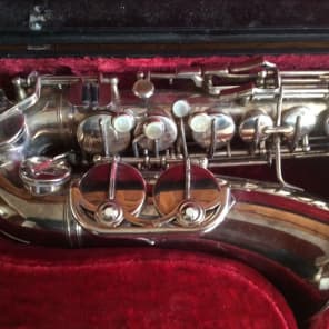 VINTAGE alto saxophone Weltklang, Good condition 1975 image 12