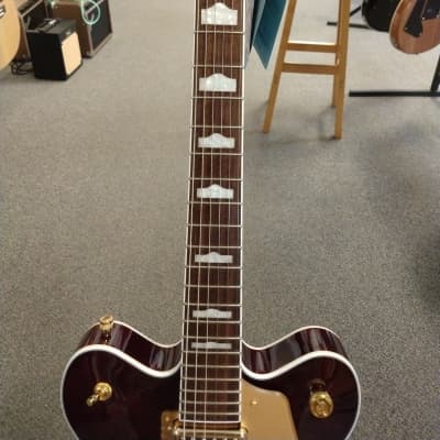 New Gretsch G5422TG Electromatic Hollow Body Electric Guitar with Bigsby and Gold Hardware - Walnut Stain image 5