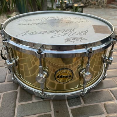 Ddrum Modern Tone 6.5x14 Brass Snare Drum - USED BY CATTLE DECAP!! image 7