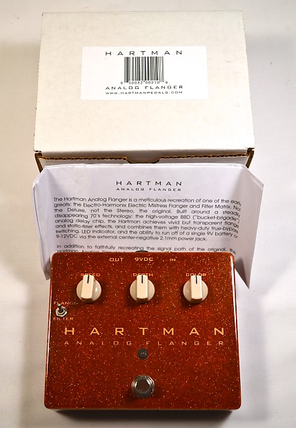 Hartman Analog Flanger Electric Mistress Re-Creation | Reverb