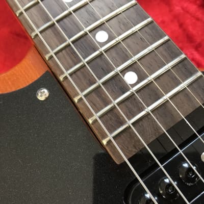 Martyn Scott Instruments "Custom 72" Handbuilt Partscaster Guitar in Mocha Ash with Black Sparkle Plate image 16