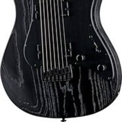 ESP LTD SN-1007 HT Baritone Electric Guitar - Black Blast image 2