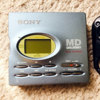 Sony MZ-R91 Walkman MiniDisc Player, Excellent Blue !! Working!! imagen 16