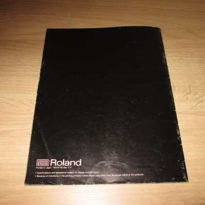 Immagine Roland Volume 3 Catalog  – 1980 - Original Vintage Synthesizer Brochure - RARE - 12
