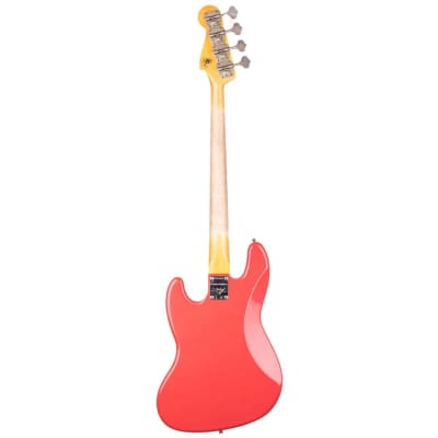 Fender Custom Shop Limited Edition 1964 JAZZ BASS JourneyMan - Aged Fiesta Red - 9.0 pounds - CZ570461 image 3