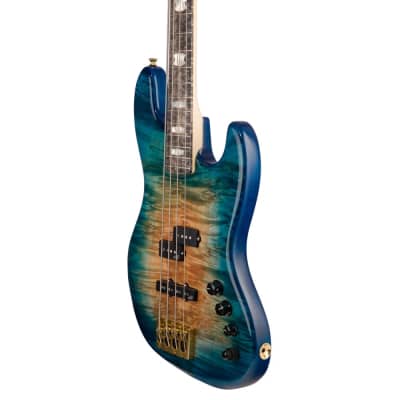 Spector USA Custom Coda4 Deluxe Bass Guitar - Desert Island Gloss - CHUCKSCLUSIVE - #154 - Display Model, Mint image 10