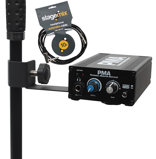 Elite Core Audio EC-PMA-SP-10 Personal In-Ear Monitor Station Pack with 10' Cable image 1
