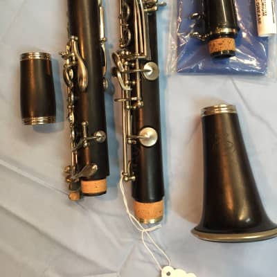 Selmer Signet 100 Wood Clarinet with Nickel Keys-Overhauled-Case and Extras-MINT image 4