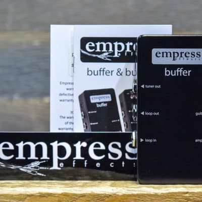 Empress Effects Buffer All-Analog Signal Path Complete I/O Buffer Effect Pedal image 9