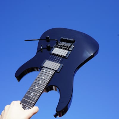 ESP CUSTOM SHOP M-II FR Black w/Snake inlays 6-String Electric Guitar w/ Case (2025) image 1