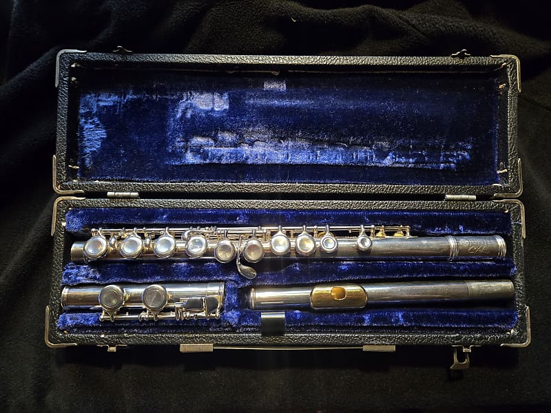 Jupiter CXL Flute with Gold Lip Plate 2010s Sliver Reverb