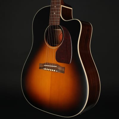 Epiphone Inspired by Gibson J-45 EC Electro Acoustic in Aged Vintage Sunburst image 3