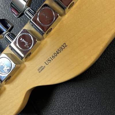 2016 Fender American Standard Channel Bound Telecaster Rosewood Black image 10