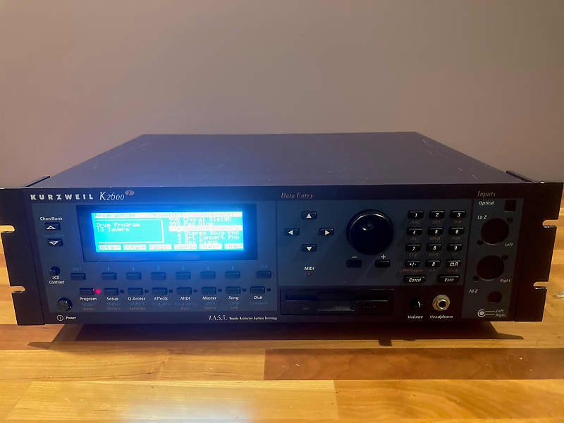 Kurzweil K2600R Rackmount Digital Workstation Sound Module Reverb