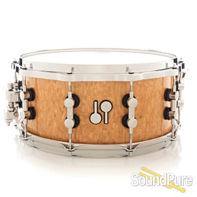 Sonor 6.5x14 SQ2 Medium Maple Snare Drum-Birdseye Amber image 1