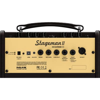 NUX AC-80 Stageman II Acoustic Guitar Combo Amplifier image 3