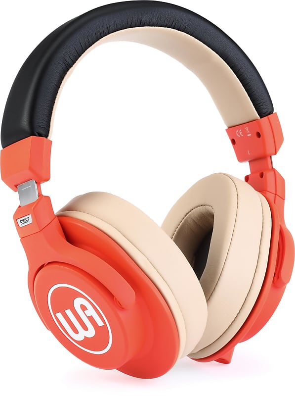 Warm Audio WA-HR HeadRoom Closed-back Professional Studio Headphones - Orange  			