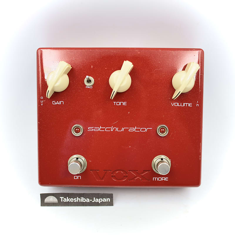 VOX Satchurator Joe Satriani 箱付 Vox Satchurator Joe Satriani Signature Distortion Pedal | Reverb