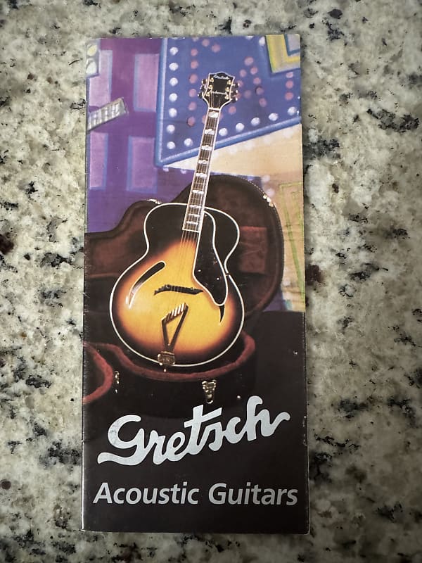 Gretsch Acoustic Guitar Catalog 1992 G400MCV G400 El Dorado Reverb