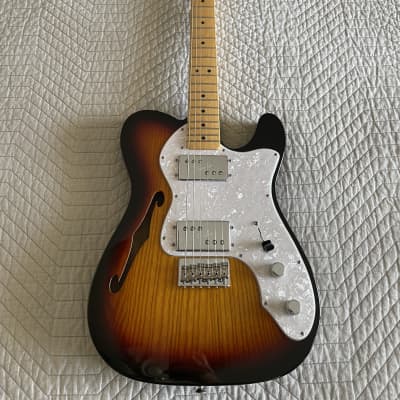 Fender Classic/American Vintage Series '72 Telecaster Thinline - 3-Color Sunburst image 1