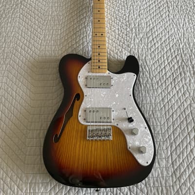 Fender Classic/American Vintage Series '72 Telecaster Thinline - 3-Color Sunburst for sale