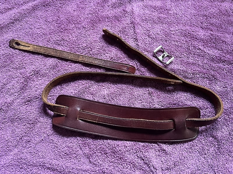 1950s Fender guitar strap leather anchor buckle 1959 1960 bass