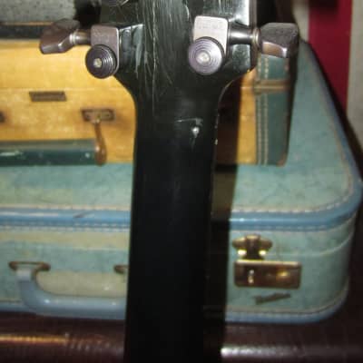 1990 Luke Luckier LA Guitar Studio Custom Chambered Electric Black image 4